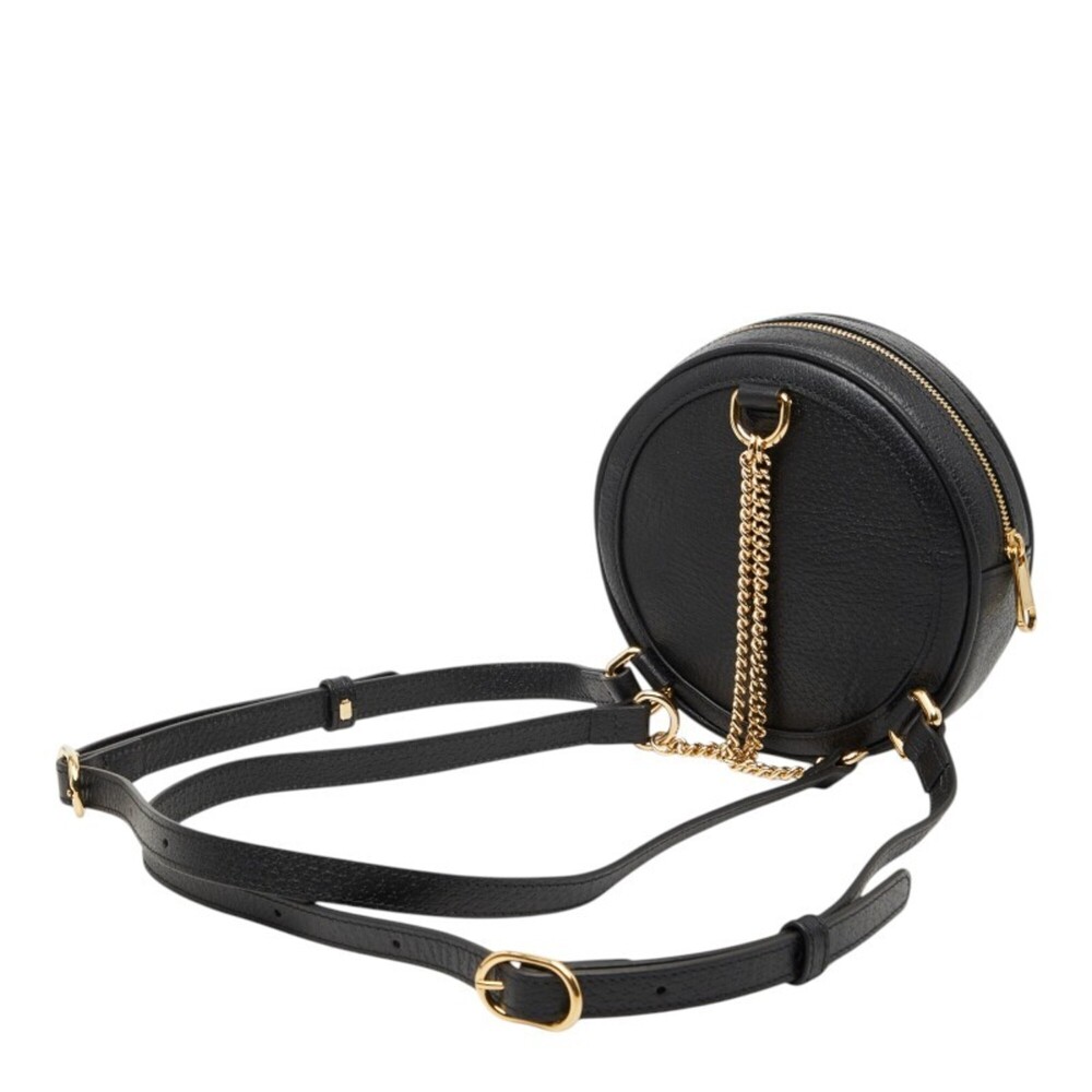 GUCCI Black Leather Backpack - Picture 2 of 8